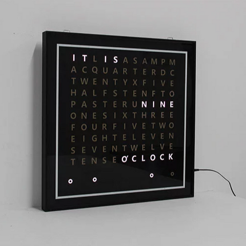 Modern LED Word Clock