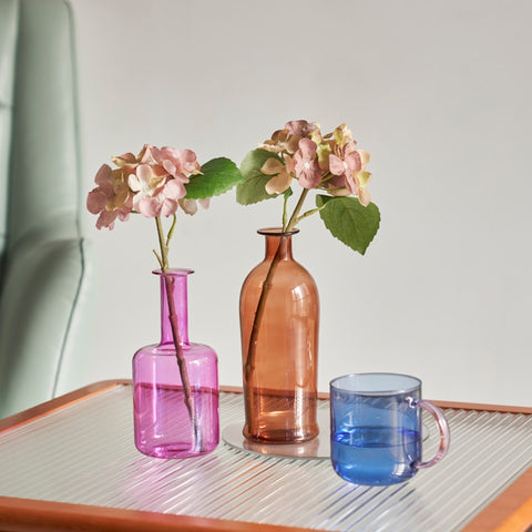 Multi-Color Glass Vase