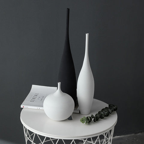 Zen Minimalist Ceramic Vase