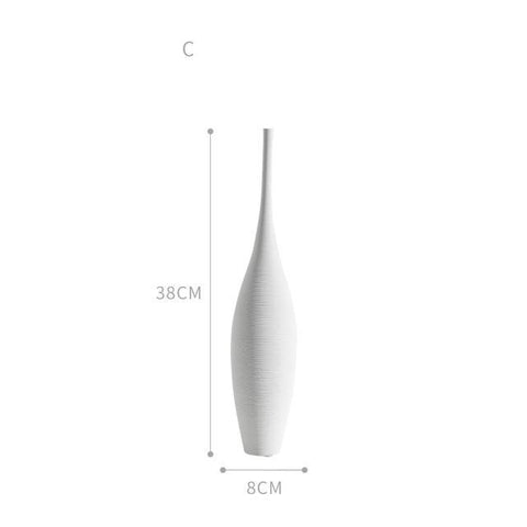 Zen Minimalist Ceramic Vase